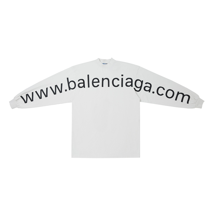 9a+ quality balenciaga bal com print oversized sweatshirt